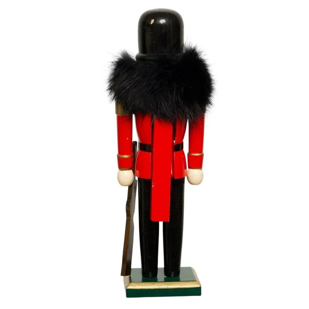 Holiday Nutcracker Figurine Wooden Christmas Decor 9.5